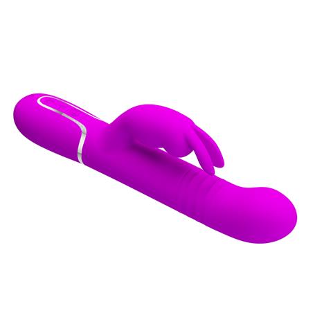 USB Manyetik Şarjlı 7 Titreşim 4 İleri Geri & 4 Rotasyon Fonksiyonlu Teknolojik G-Spot Vajinal Vibratör - BDM1357