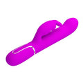 USB Manyetik Şarjlı 7 Titreşim 4 İleri Geri & 4 Rotasyon Fonksiyonlu Teknolojik G-Spot Vajinal Vibratör - BDM1357