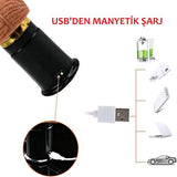 USB Manyetik Şarjlı Uzaktan Kumandalı 6 İleri Geri & 8 Titreşim & Isıtma Fonksiyonlu Teknolojik Vibratör - BDM1569