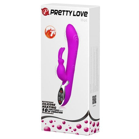 USB Şarjlı 10 Fonksiyonlu Isıtmalı Teknolojik Tavşan Vibratör - B1128