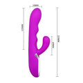 USB Şarjlı 10 Fonksiyonlu Isıtmalı Teknolojik Vibratör - BDM4109