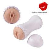 USB u015earjlu0131 10 Fonksiyonlu Sesli &amp; Titreu015fimli Realistik Suni Vajina Mast&uuml;rbat&ouml;r - BDM7005