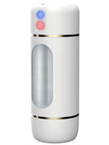 USB Şarjlı 10 Mod Titreşimli Sesli Akıllı Mastürbatör Beyaz - C-LL-2318-A