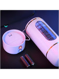 USB Şarjlı 10 Mod Titreşimli Sesli Akıllı Mastürbatör Beyaz - C-LL-2318-A