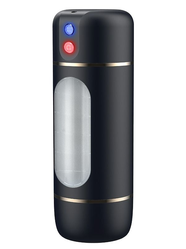 USB Şarjlı 10 Mod Titreşimli Sesli Akıllı Mastürbatör Siyah - C-LL-2318-B