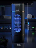 USB Şarjlı 10 Mod Titreşimli Sesli Akıllı Mastürbatör Siyah - C-LL-2318-B