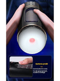 USB Şarjlı 10 Mod Titreşimli Sesli Akıllı Mastürbatör Siyah - C-LL-2318-B