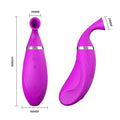 USB Şarjlı 12 Emme Fonksiyonlu Teknolojik Vibratör - Hazel - BDM1423