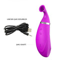USB Şarjlı 12 Emme Fonksiyonlu Teknolojik Vibratör - Hazel - BDM1423