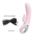 USB Şarjlı 12 Emme ve 12 Titreşim Fonksiyonlu 24 cm Teknolojik Vibratör- Nicola - BDM1438