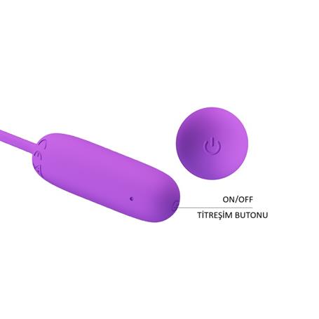 USB Şarjlı 12 Fonksiyonlu Masaj Vibratörü Zevk Yumurtası- Joyce - BDM1361