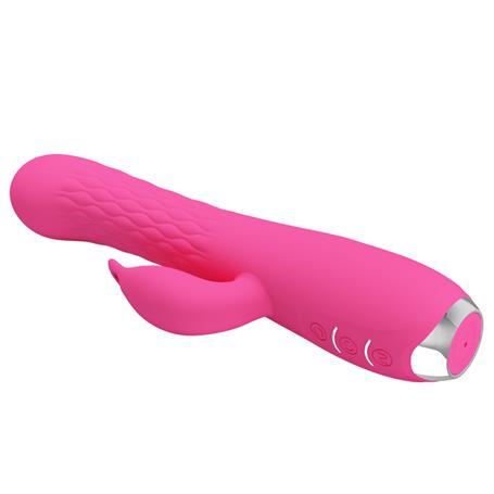 USB Şarjlı 12 Titreşim & 3 Rotasyon Fonksiyonlu Teknolojik G-Spot Vajinal Vibratör - BDM1268
