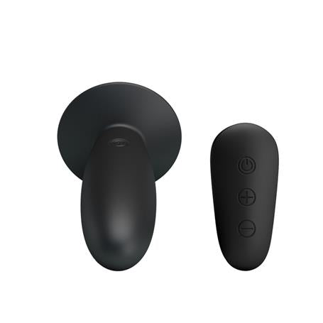 USB Şarjlı 12 Titreşim Modlu Uzaktan Kumandalı Vibratör & Anal Plug - BDM1257