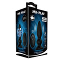 USB Şarjlı 12 Titreşim Modlu Uzaktan Kumandalı Vibratör & Boğumlu Anal Plug - BDM1258