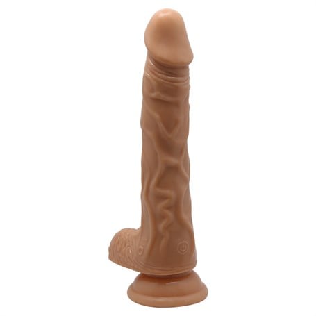 USB Şarjlı 20 cm Oynar Başlı İleri Geri Hareketli Titreşimli Vibratör - BDM8080
