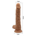 USB Şarjlı 20 cm Oynar Başlı İleri Geri Hareketli Titreşimli Vibratör - BDM8080