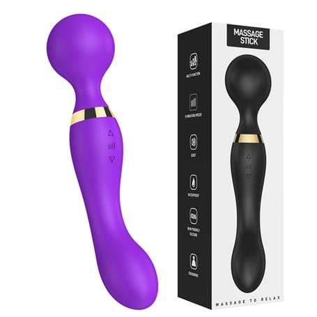USB Şarjlı 20 Fonksiyonlu Teknolojik Vibratör - Mor - BDM1520M