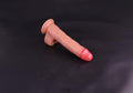 USB Şarjlı 22 cm Isıtmalı İleri Geri Hareketli Çift Katmanlı Uzaktan Kumandalı Penis - BDM1819