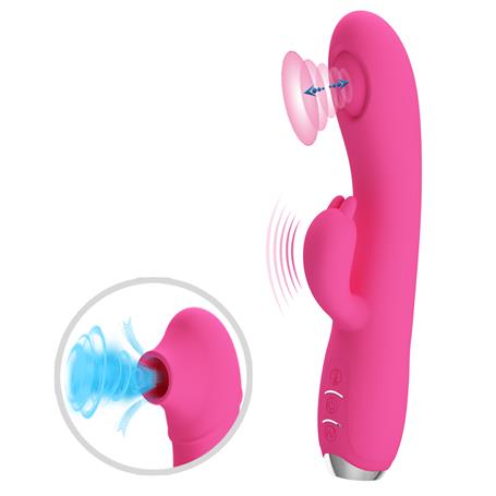 USB Şarjlı 3 Emme ve 12 Titreşim Fonksiyonlu 19,8 cm Teknolojik Vibratör- Regina - BDM1364
