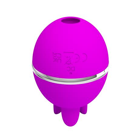 USB Şarjlı 3 Emme ve Dil Uyarım Fonksiyonlu Teknolojik Yumurta Vibratör - Gemini Ball - BDM1341