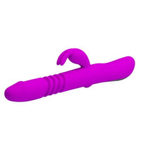 Usb Şarjlı 3 Yönlü Titreşimli Klitoris Uyarıcılı Tavşan Vibratör - BDM4399
