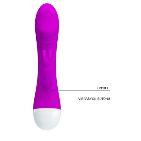 Usb Şarjlı 30 Fonksiyonlu Klitoris Uyarıcılı Teknolojik Tavşan Vibratör Penis - B1164