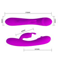 Usb Şarjlı 30 Fonksiyonlu Klitoris Uyarıcılı Teknolojik Tavşan Vibratör Penis - BDM4285