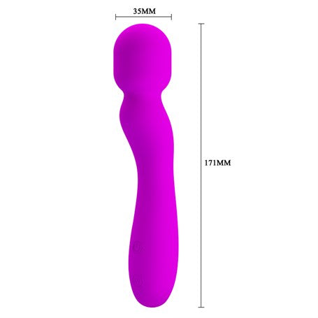 USB Şarjlı 30 Fonksiyonlu Titreşimli 17 cm Teknolojik Vibratör - B1173
