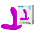 USB Şarjlı 30 Modlu Titreşimli Prostat Vibratör ve Anal Plug Mor - BDM4028