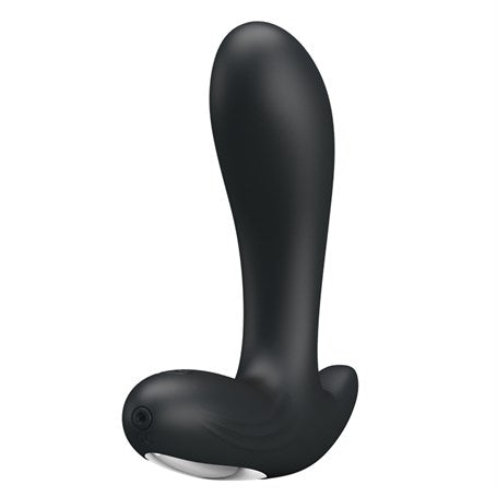 USB Şarjlı 30 Modlu Titreşimli Prostat Vibratör ve Anal Plug Siyah - BDM4029