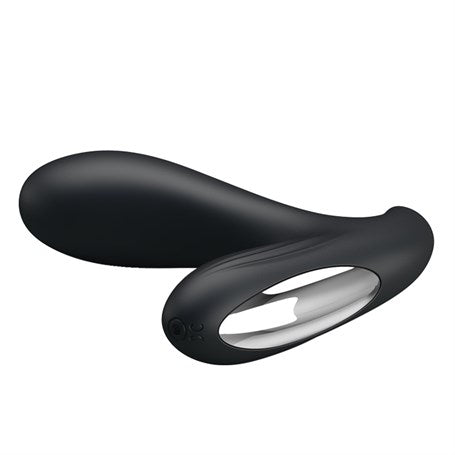 USB Şarjlı 30 Modlu Titreşimli Prostat Vibratör ve Anal Plug Siyah - BDM4029