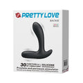 USB Şarjlı 30 Modlu Titreşimli Prostat Vibratör ve Anal Plug Siyah - BDM4029