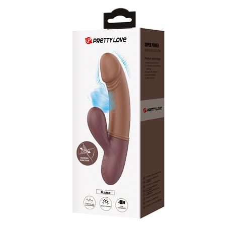 USB Şarjlı 7 Emme ve Titreşim Fonksiyonlu Teknolojik Vibratör Penis - Kane - BDM1340