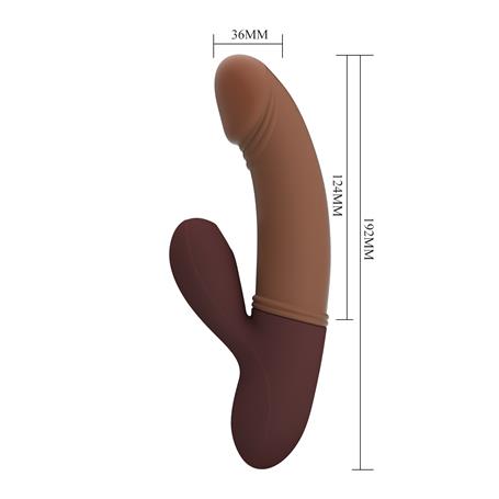 USB Şarjlı 7 Emme ve Titreşim Fonksiyonlu Teknolojik Vibratör Penis - Kane - BDM1340