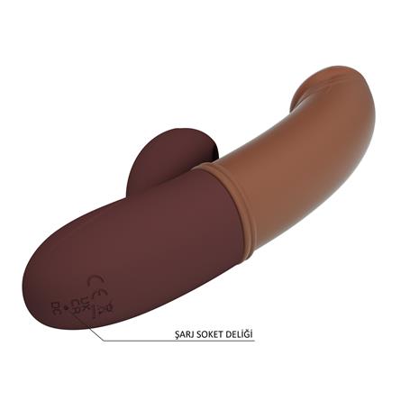 USB Şarjlı 7 Emme ve Titreşim Fonksiyonlu Teknolojik Vibratör Penis - Kane - BDM1340