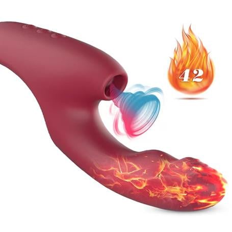 USB Şarjlı 7 Emme ve Titreşim Uyarım Fonksiyonlu Isıtmalı Teknolojik Vibratör - BDM1535