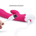 USB Şarjlı 7 Fonksiyonlu Klitoris Uyarıcılı Teknolojik Vibratör - LV2710P