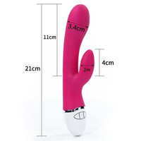 USB Şarjlı 7 Fonksiyonlu Klitoris Uyarıcılı Teknolojik Vibratör - LV2710P
