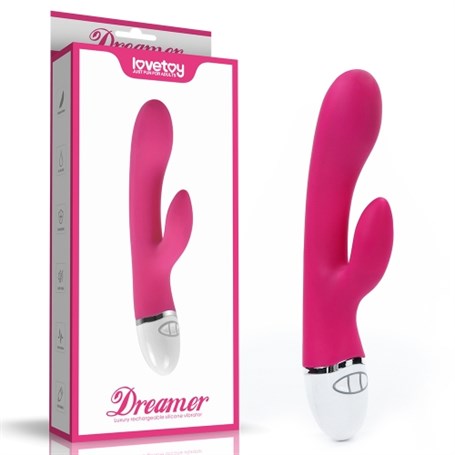 USB Şarjlı 7 Fonksiyonlu Klitoris Uyarıcılı Teknolojik Vibratör - LV2710P