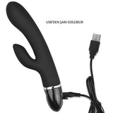 USB Şarjlı 7 Fonksiyonlu Klitoris Uyarıcılı Teknolojik Vibratör - LV31217
