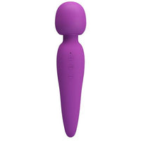 USB Şarjlı 7 Titreşimli Masaj Vibratörü Bayan Klitoris Uyarıcı Vibratör - Meredith - BDM1363