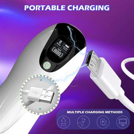 USB Şarjlı 8 Emme Modlu Dijital Göstergeli Sesli Teknolojik Mastürbatör - BDM1547