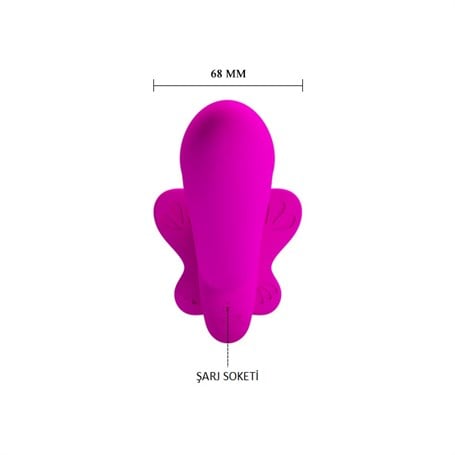USb Şarjlı Çift Taraflı Strapon Teknolojik G-Spot Vajinal Vibratör - BDM2206