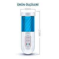 USB Şarjlı Emme Modlu Sesli Teknolojik Mastürbatör - BDM1546