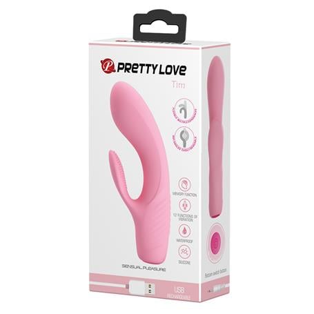 USB Şarjlı G-Noktası Uyarıcı Rabbit Vibratör – Tim - BDM1630