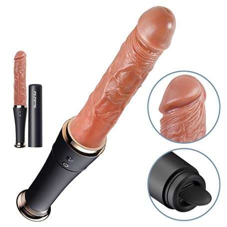USB Şarjlı İleri Geri Hareketli Dil Uyarımlı 10 Modlu Teknolojik Vibratör - BDM1526