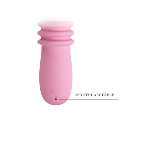 USB Şarjlı İleri Geri Hareketli Teknolojik Vibratör Mor – Susie - BDM1631