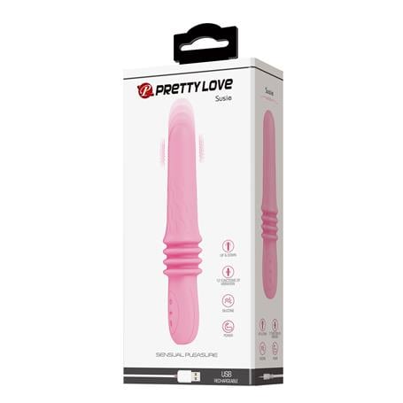 USB Şarjlı İleri Geri Hareketli Teknolojik Vibratör Mor – Susie - BDM1631