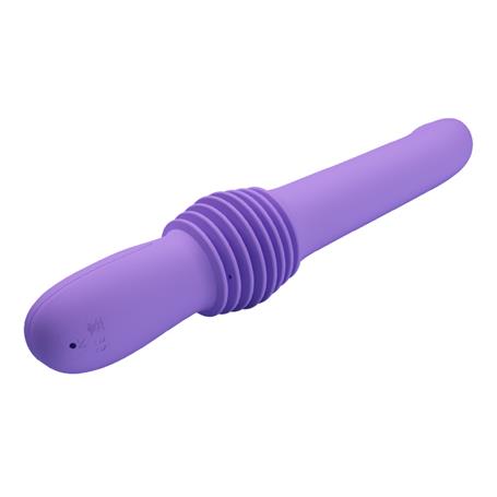 USB Şarjlı İleri Geri Hareketli Teknolojik Vibratör Mor - Pazuzu - BDM1283