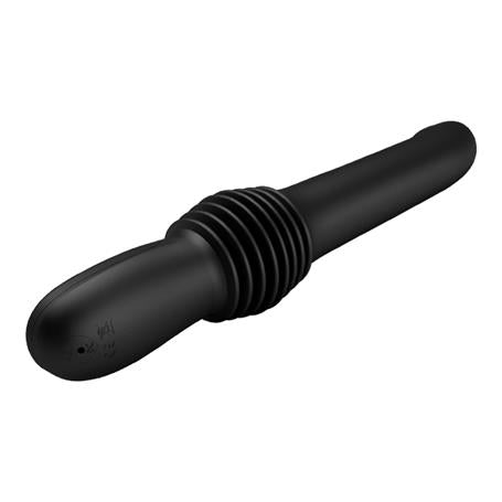 USB Şarjlı İleri Geri Hareketli Teknolojik Vibratör Siyah - Pazuzu - BDM1282